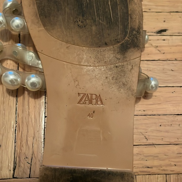 Zara Pearl beaded sandals - Picture 3 of 4